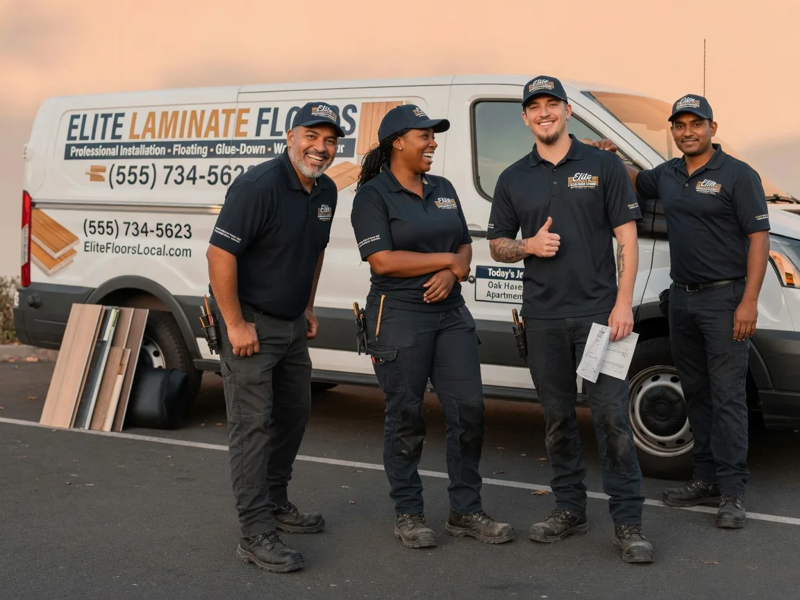 Laminate flooring installation company in Manvel, ND
